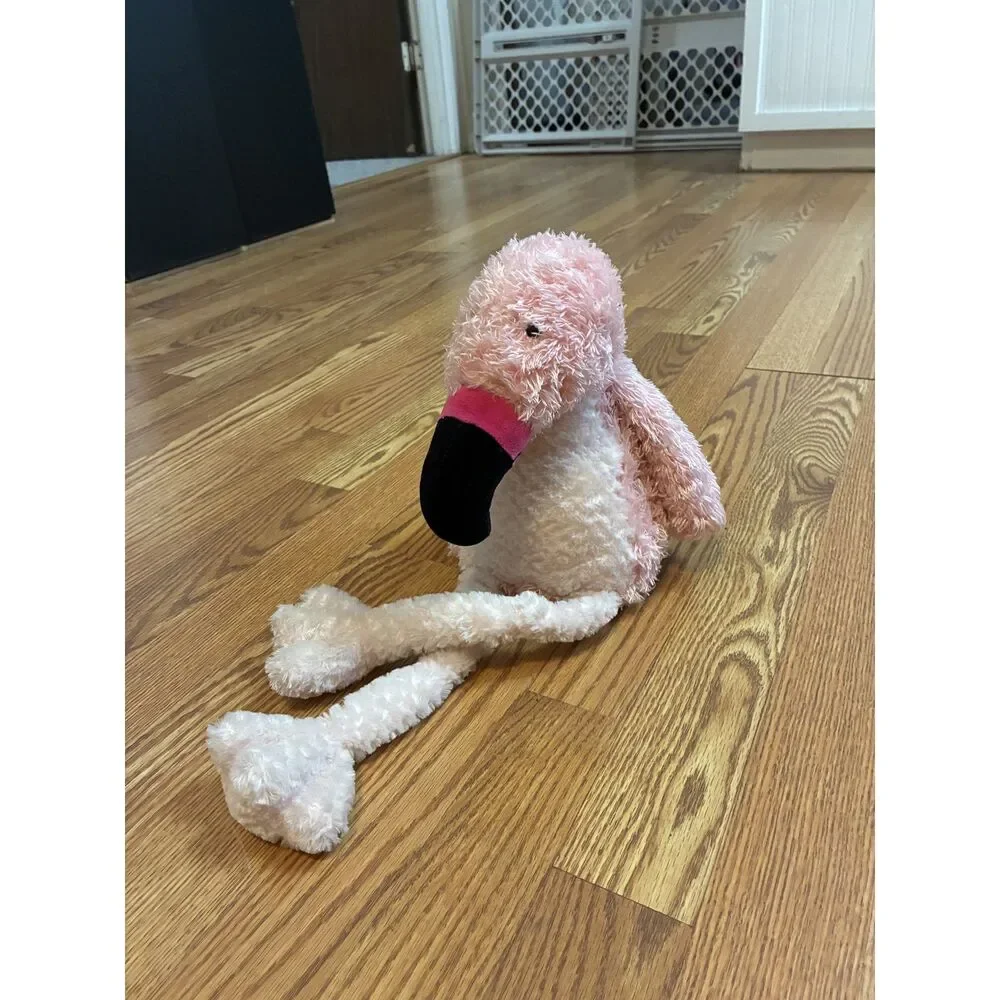Jellycat Flamingo Plush Pink Shaggy Long Legs Stuffed Animal Soft Toy Lovie
